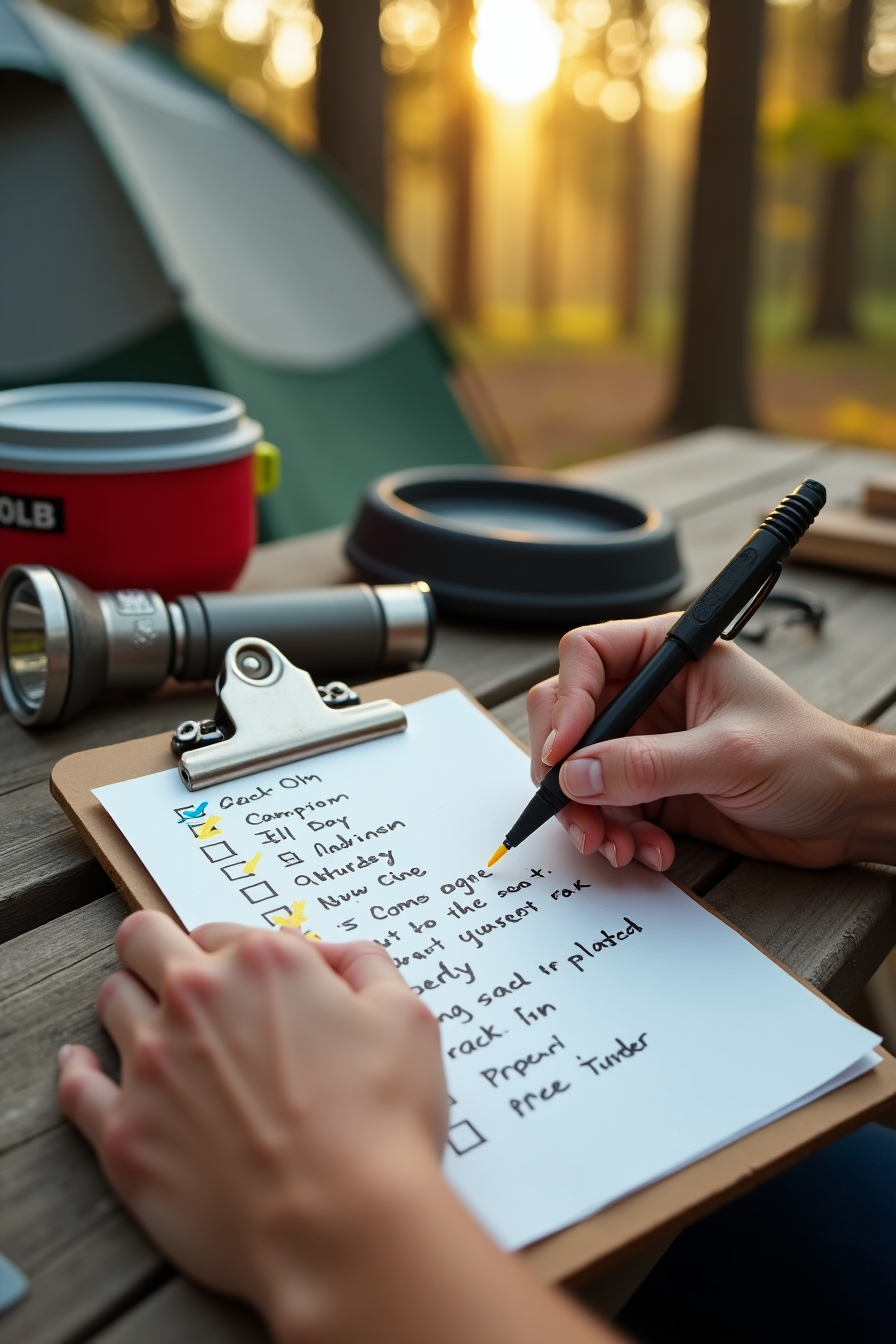 Ultimate Camping Packing List With Kids | Camping Necessities 9 One-Page Packing List for Camping