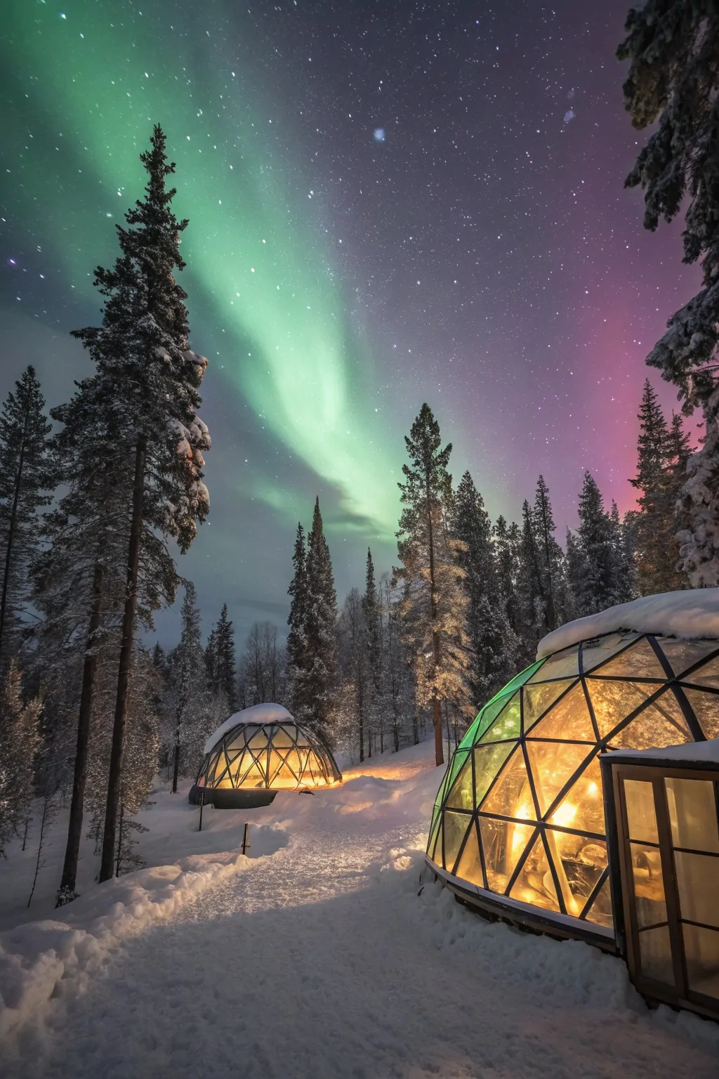 10 Best Holiday Travel Destinations for 2025: Unveil Winter and Warm Weather Magic 2 Aurora over Glass Igloos