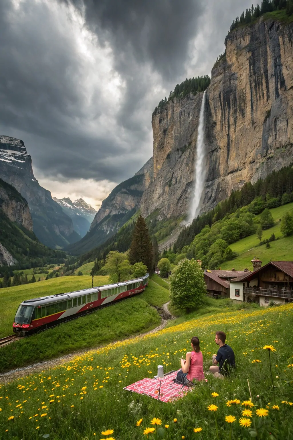 Switzerland Travel Itinerary: The Ultimate 8-Day Guide to Exploring the Best of Switzerland 5 Lauterbrunnen – Valley of 72 Waterfalls