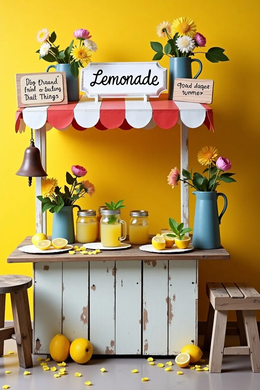 Summer Bucket List 2025 – 20 Fun Must-Do Activities 7 Make a DIY Lemonade or Mocktail Stand